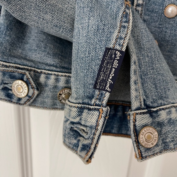 7 for all mankind Denim Pearl Jacket - Picture 8 of 10